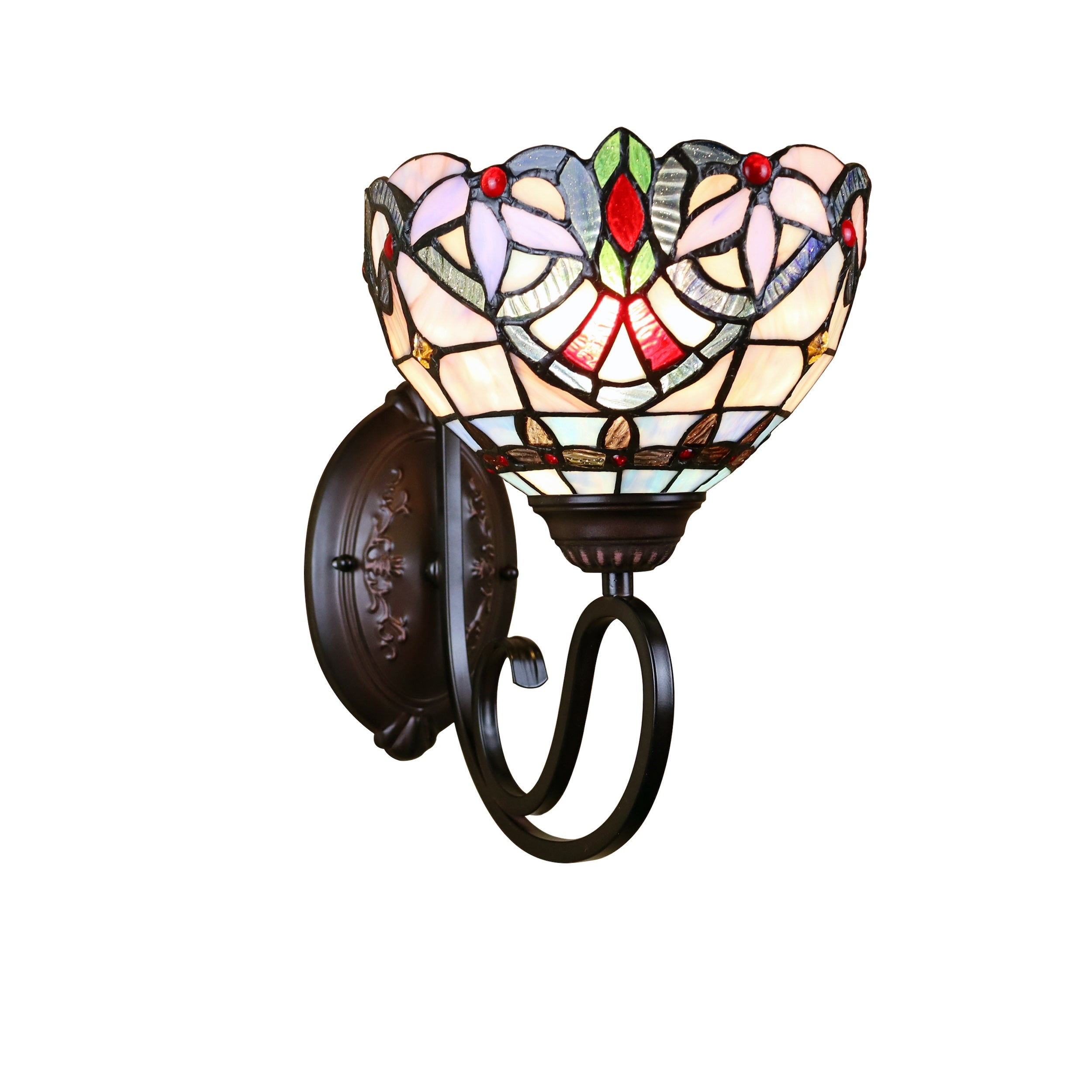 Victorian Design 1-light Blackish Bronze Wall Sconce - Mycitystee