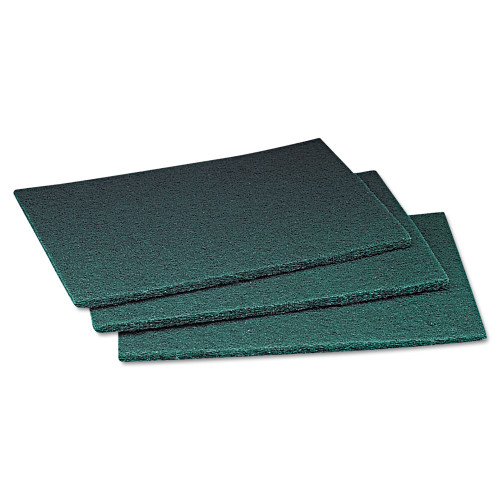 Scotch-Brite Commercial Scouring Pad， 6 x 9， Green， 20 Pads/Box， 3 Boxes/Carton (08293) - Mycitystee