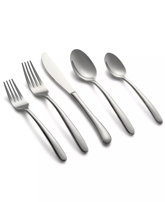 Cambridge Silversmiths Jude Mirror 20-Piece Flatware Set， Service for 4 - Mycitystee