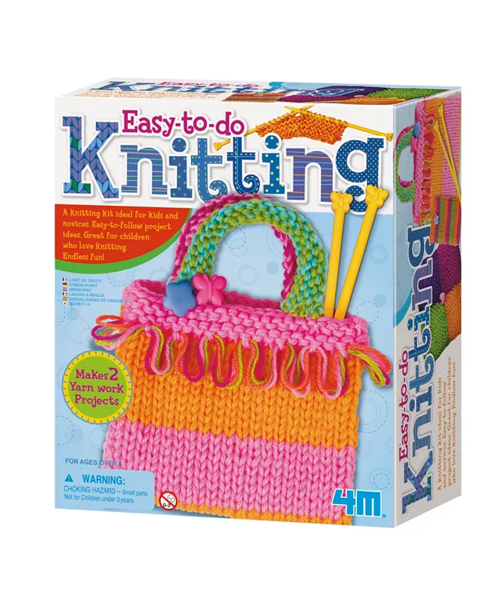 4M Easy To Do Knitting Kit - Mycitystee