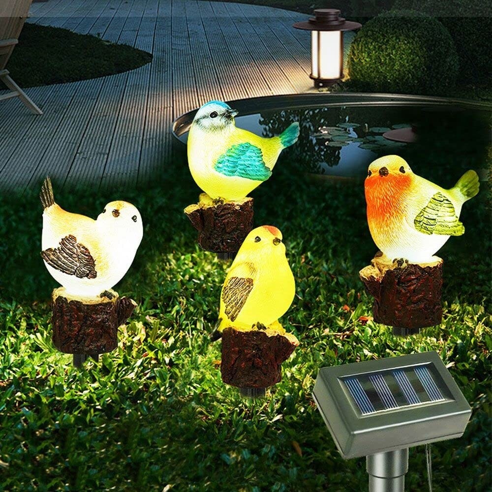 Solar Garden Lights， Solar Powered Garden Stake Lights Landscape Decorative， Outdoor Solar Lights Waterproof Colorful - Mycitystee