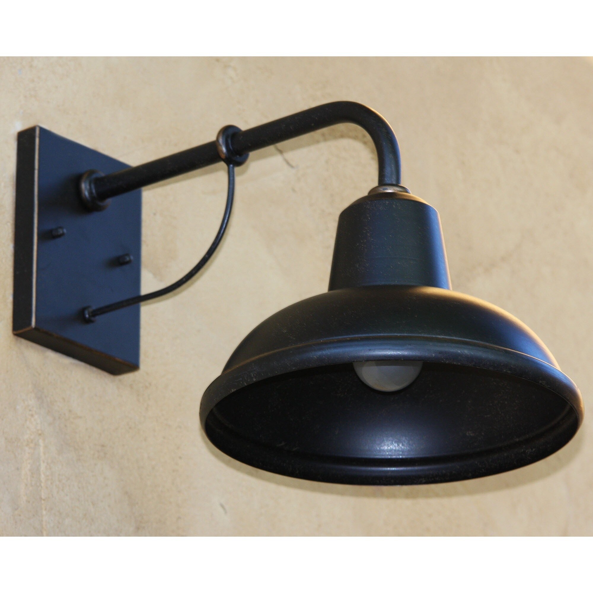AA Warehousing Tanner 1 Light Exterior Lighting in Oil Rubbed Bronze Shopping - The Best Deals on Outdoor Barn Lights | 18839028 - Mycitystee