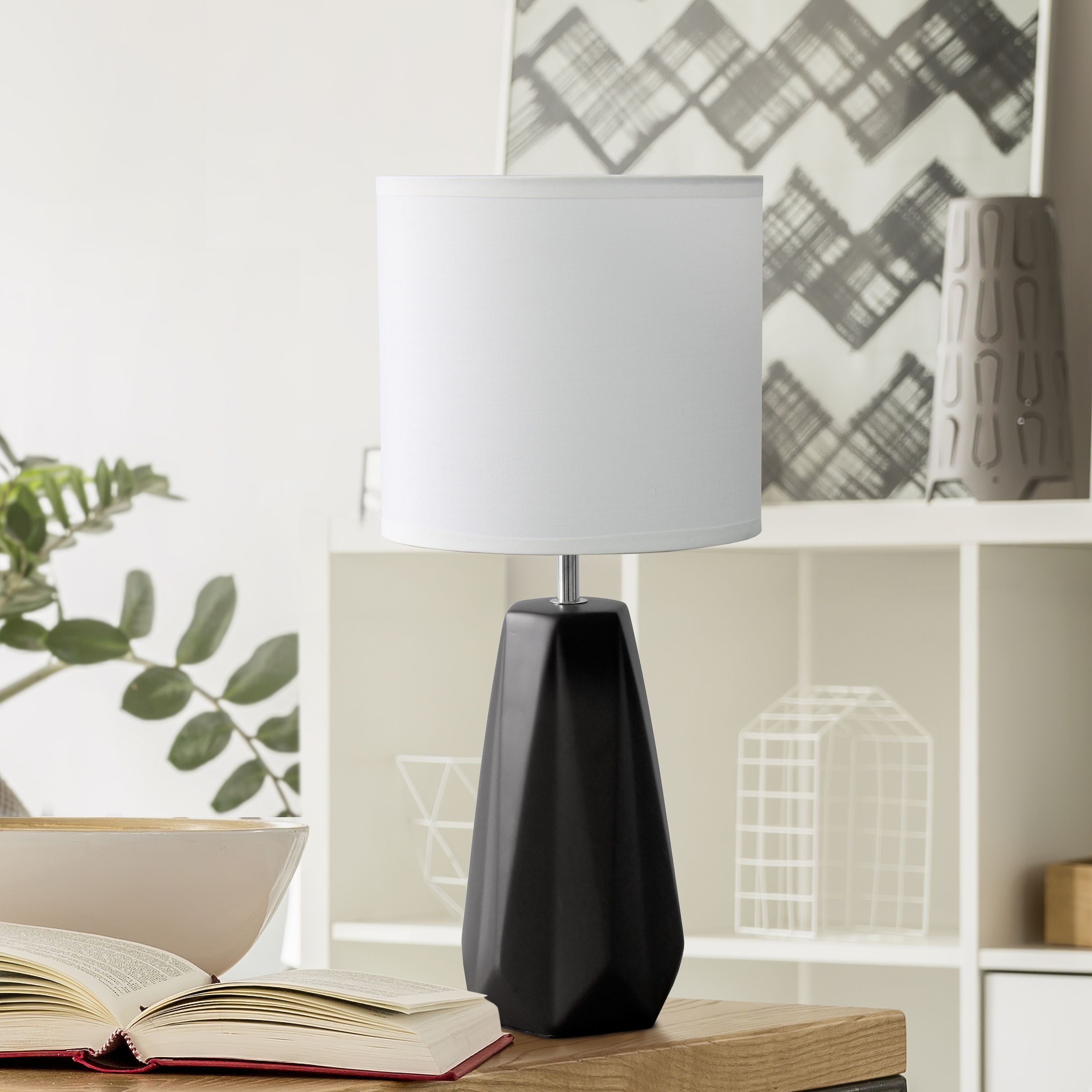 Simple Designs Ceramic Prism Table Lamp - Mycitystee