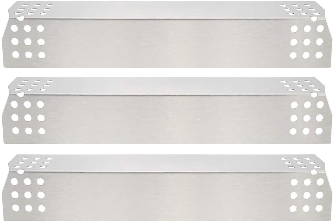 Grill Heat Plates for Nexgrill 720-0737, 720-0825, 720-0925S etc 3 Burner Grills, Stainless Steel Replacement Parts - Mycitystee