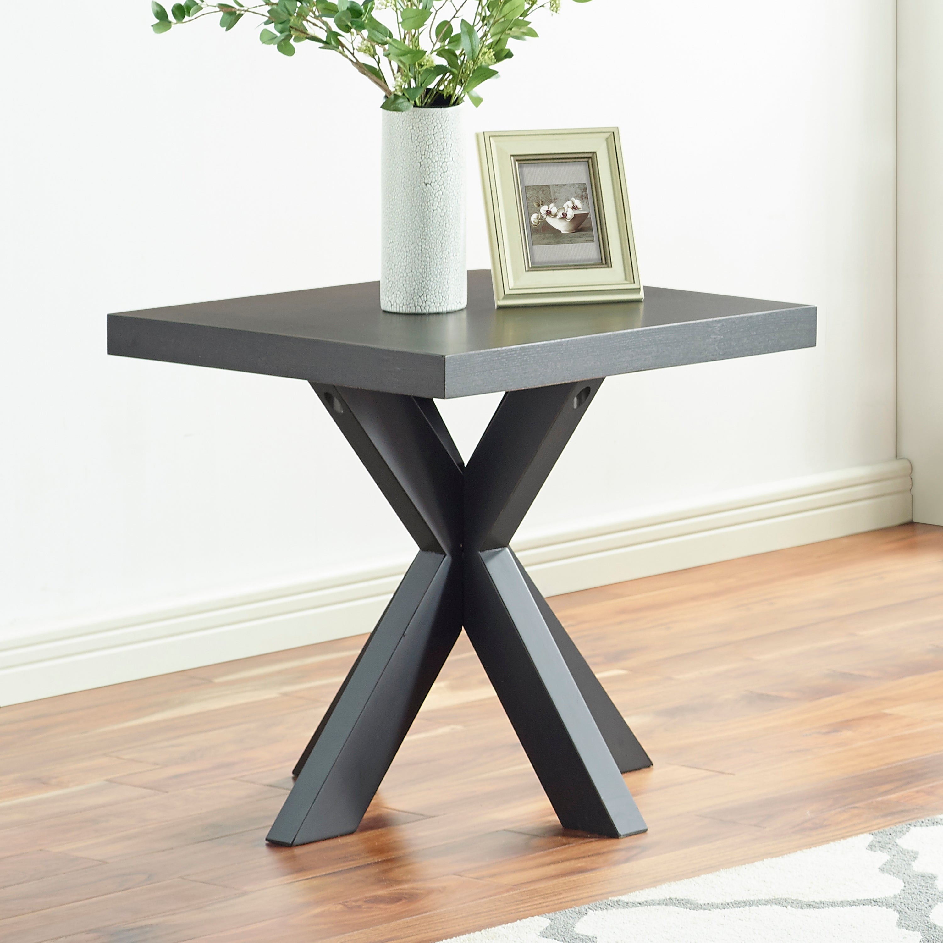 Strick and Bolton Harmony Ebony Finish End Table - Mycitystee