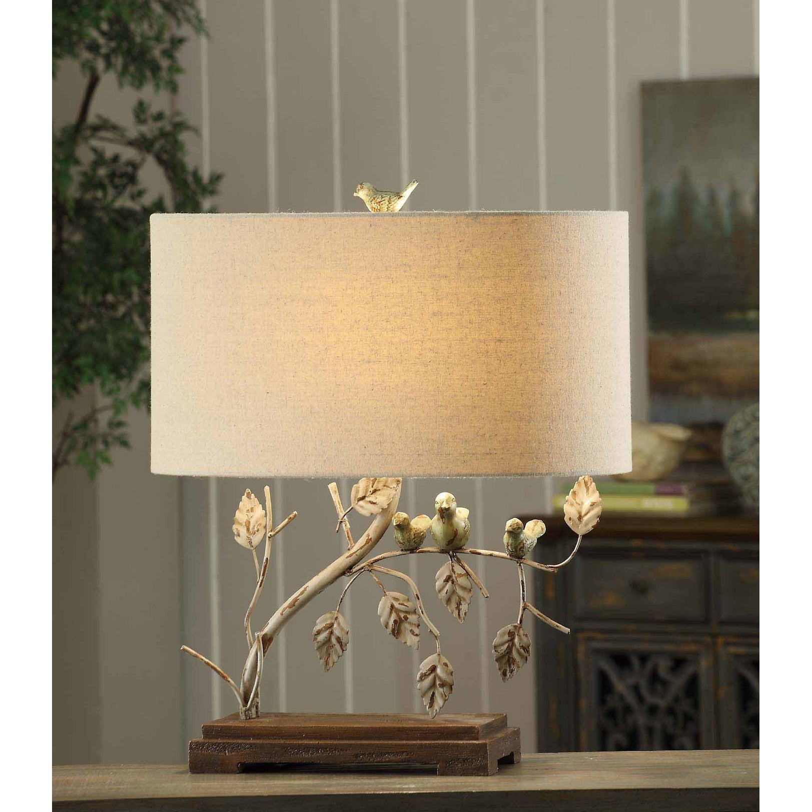 Ella Antique Blue and Green 23-inch Table Lamp - Mycitystee