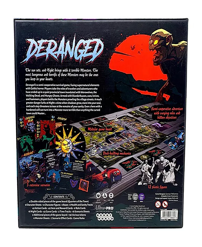 Ultra Pro Deranged - Help Your Heroes Fight Unimaginable Monsters And Survive a Town Driven By Evil Forces， 2 and more Players - Mycitystee