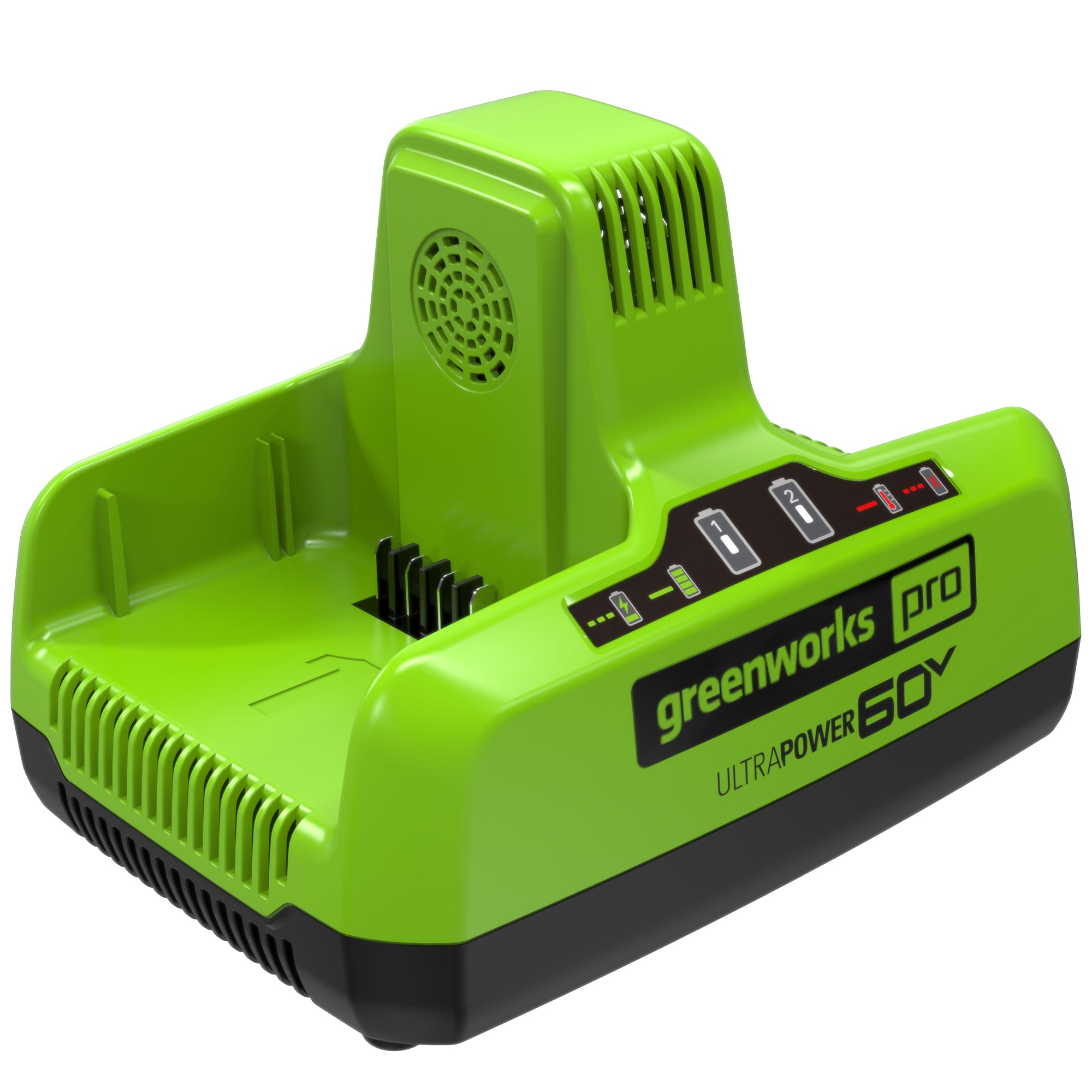 60V 6 Amp UltraPower Dual-Port Charger | Greenworks Tools - Mycitystee