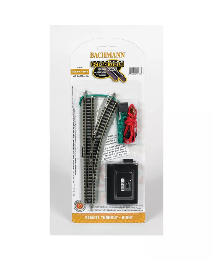 Bachmann Trains Remote Turnout Right 1 Card N Scale - Mycitystee