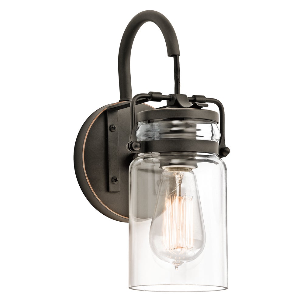 Kichler Lighting Brinley Collection 1-light Olde Bronze Wall Sconce - Mycitystee