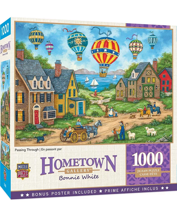 MasterPieces Puzzles Hometown Gallery - Passing Through 1000 Piece Puzzle - Mycitystee