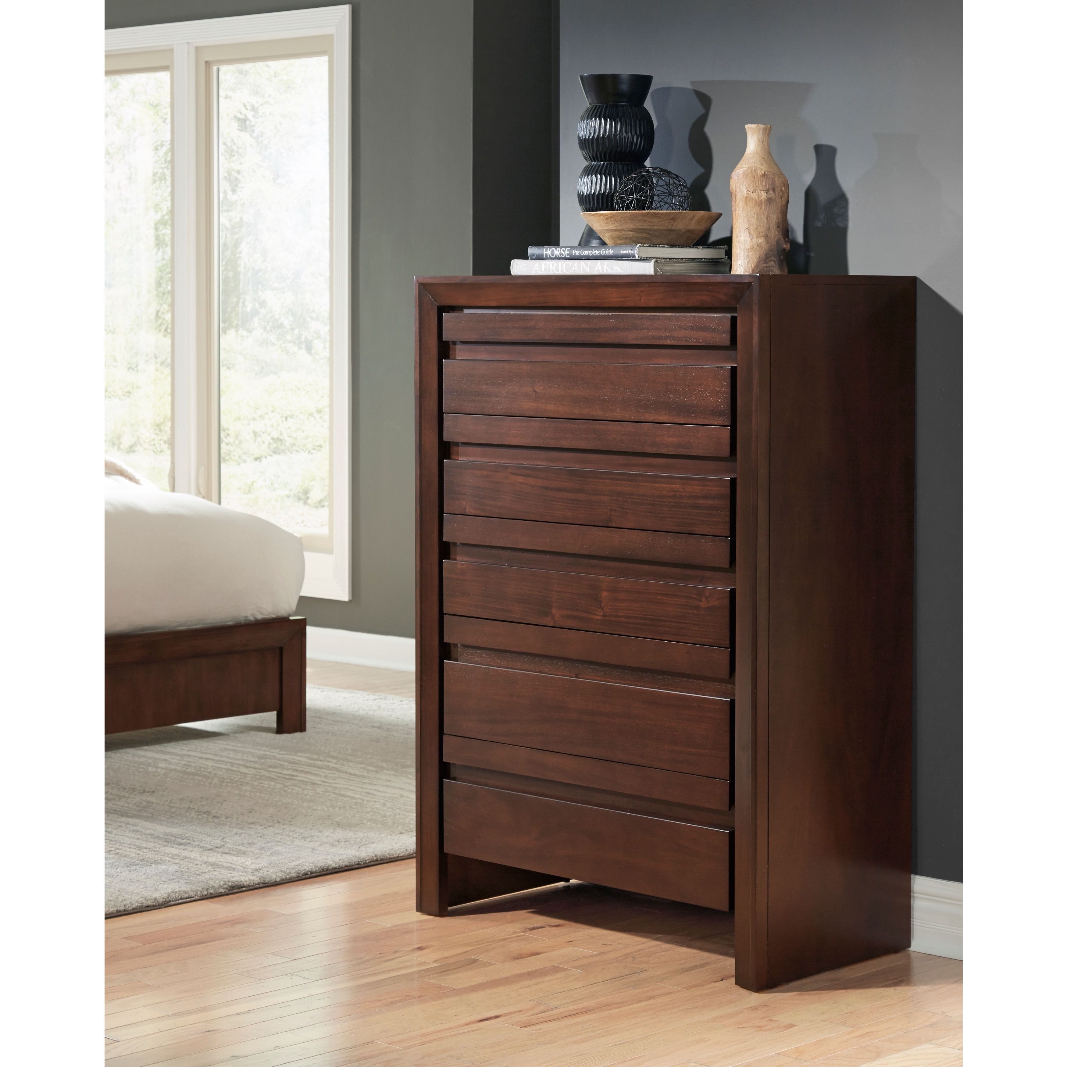 Finger Pull Picture Frame Chest in Chocolate Brown - - 10608385 - Mycitystee