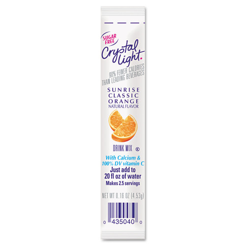 Crystal Light On the Go， Sunrise Orange， .16oz Packets， 30/Box (00504) - Mycitystee