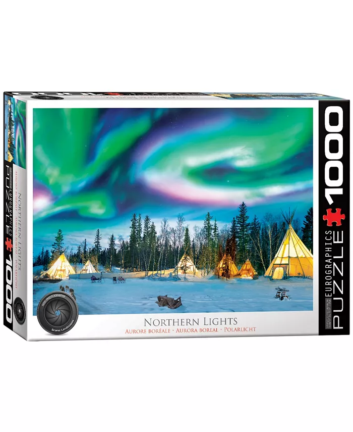 Eurographics Inc Northern Lights， Yellowknife- 1000 Pieces - Mycitystee