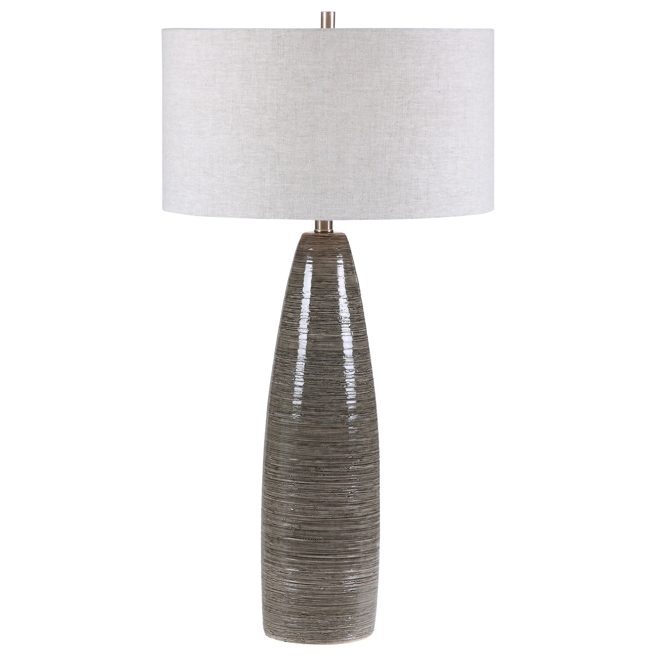 Uttermost Cosmo Charcoal Table Lamp - Mycitystee