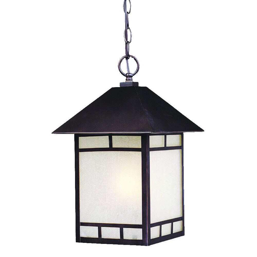 Acclaim Lighting Artisan Collection 1-Light Outdoor Architectural Bronze Hanging Light - Mycitystee