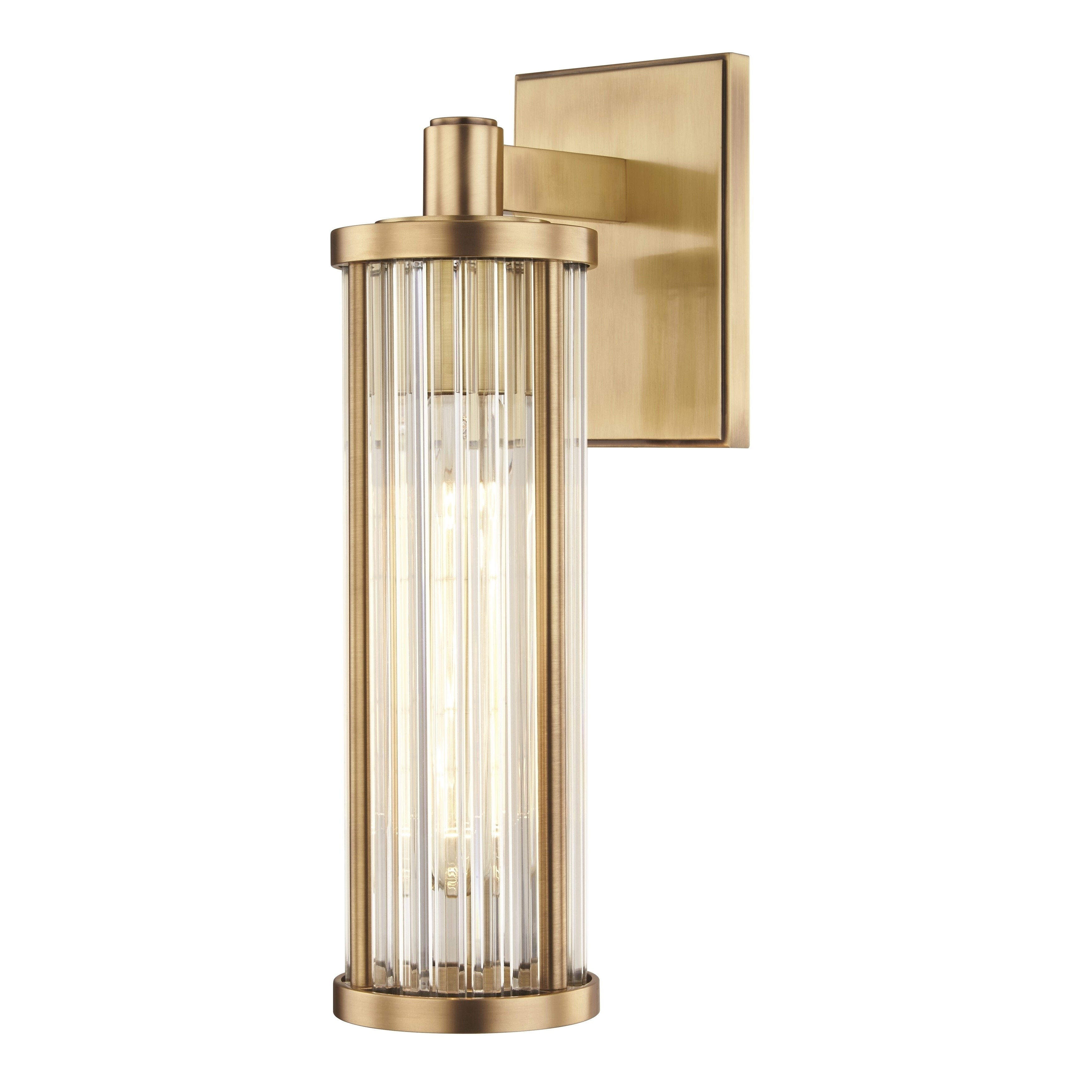 Hudson Valley Marley 1-light Aged Brass Wall Sconce - Mycitystee
