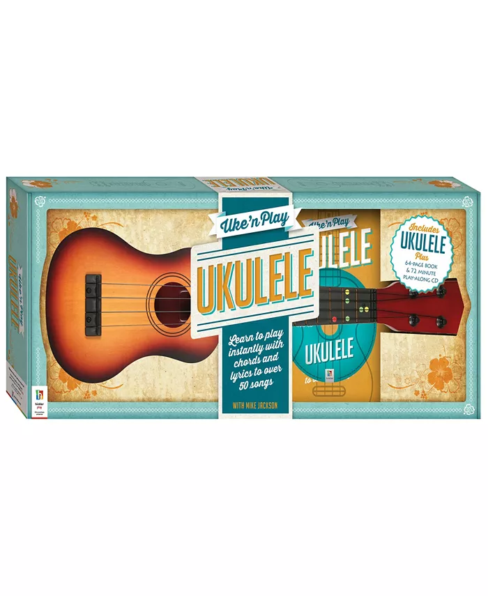 Hinkler Uke'N Play Ukulele Kit Learn How To Play Ukulele At Home， Comes With Specially Made Ukulele For Beginners And Experts CD included With Tips An - Mycitystee