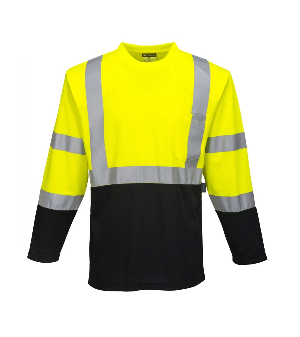 Yellow/Black Laguna Long-Sleeved T-ShirtMedium - Mycitystee