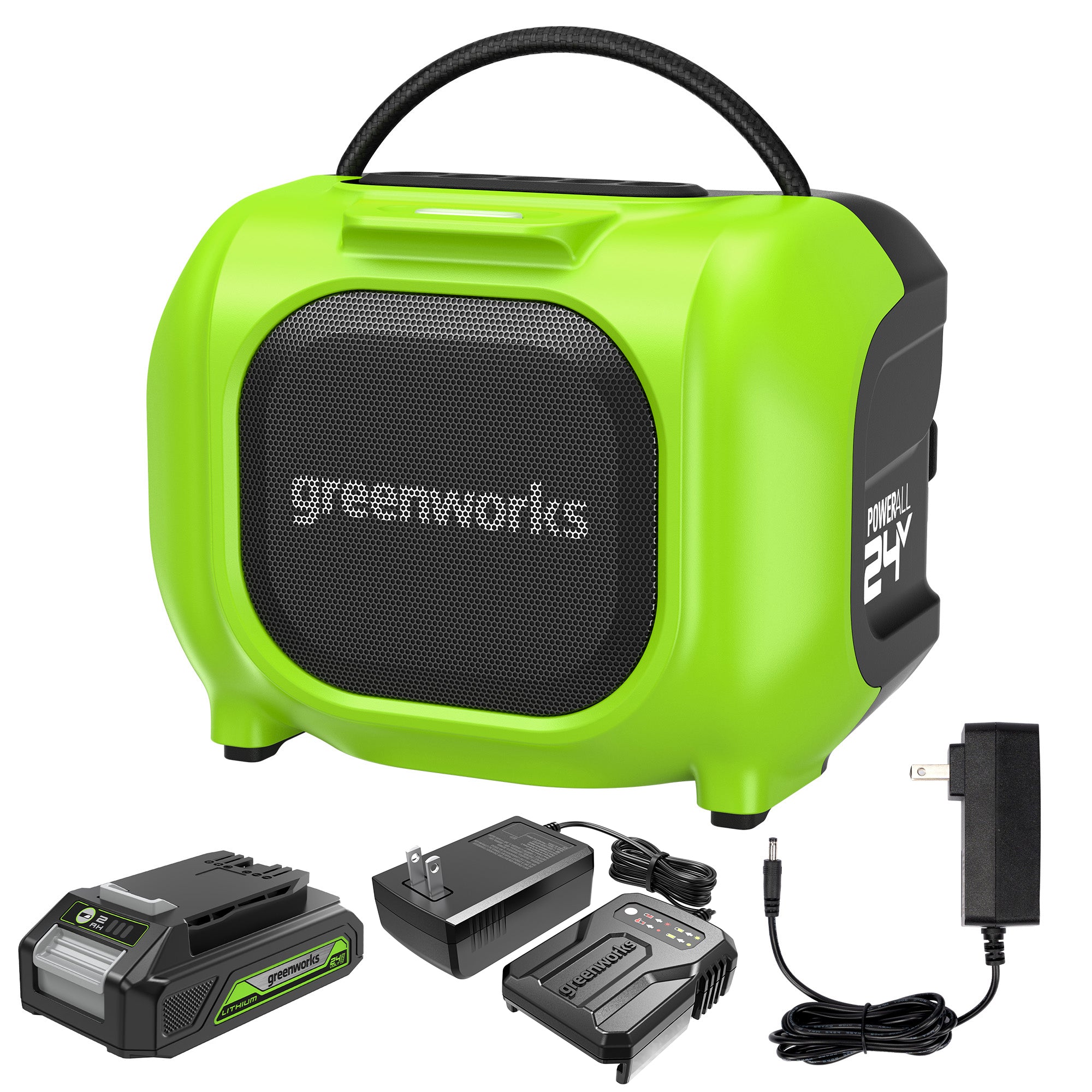 24V Cordless Battery Mini Bluetooth Speaker w/ 2.0Ah Battery  Charger - Mycitystee