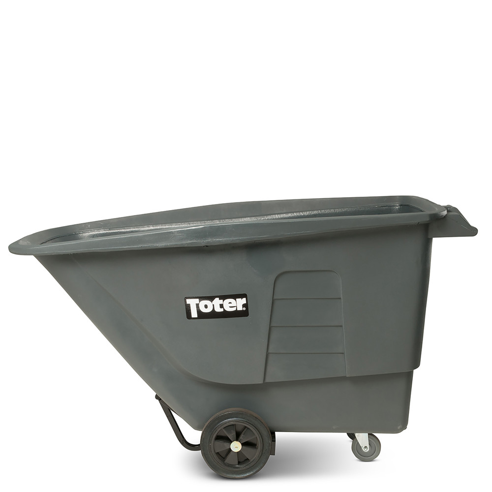 Toter Toter 1 Cubic Yard 825 lbs Capacity Utility Tilt Truck Gray - Mycitystee