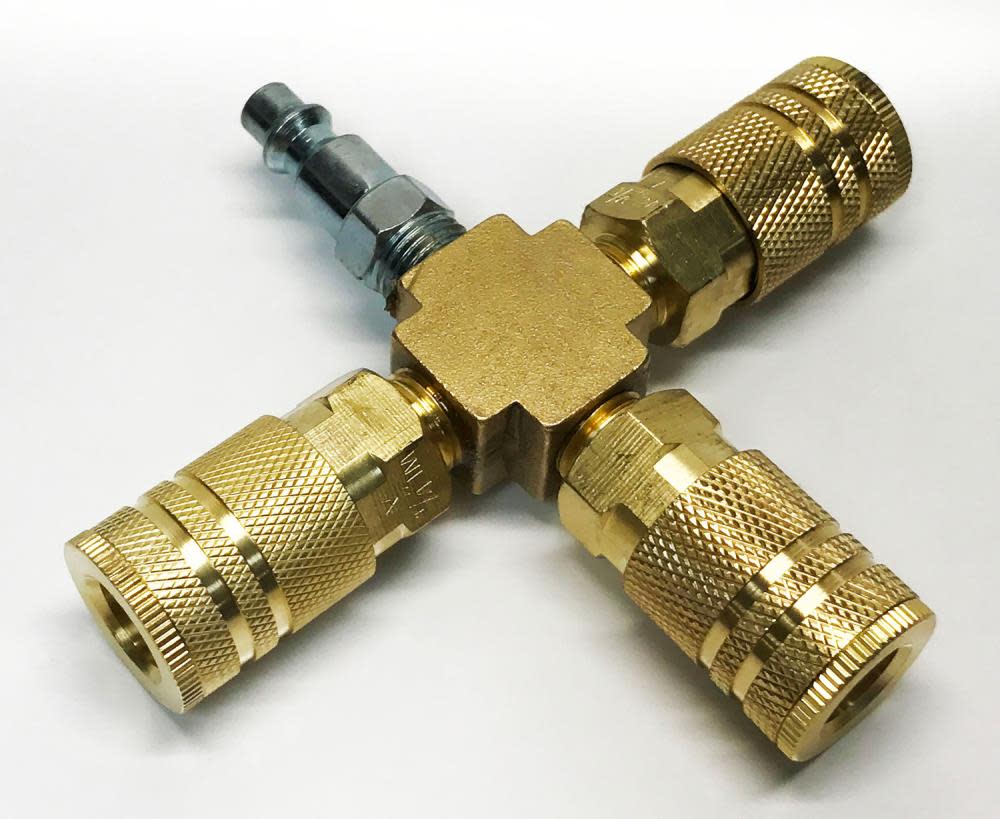 Rolair 3-Way Cross Manifold M-CROSS3CP-14-1C from Rolair - Mycitystee