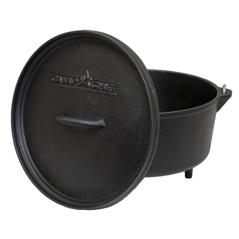 Camp Chef 5-Quart Seasoned Cast Iron Dutch Oven - Mycitystee