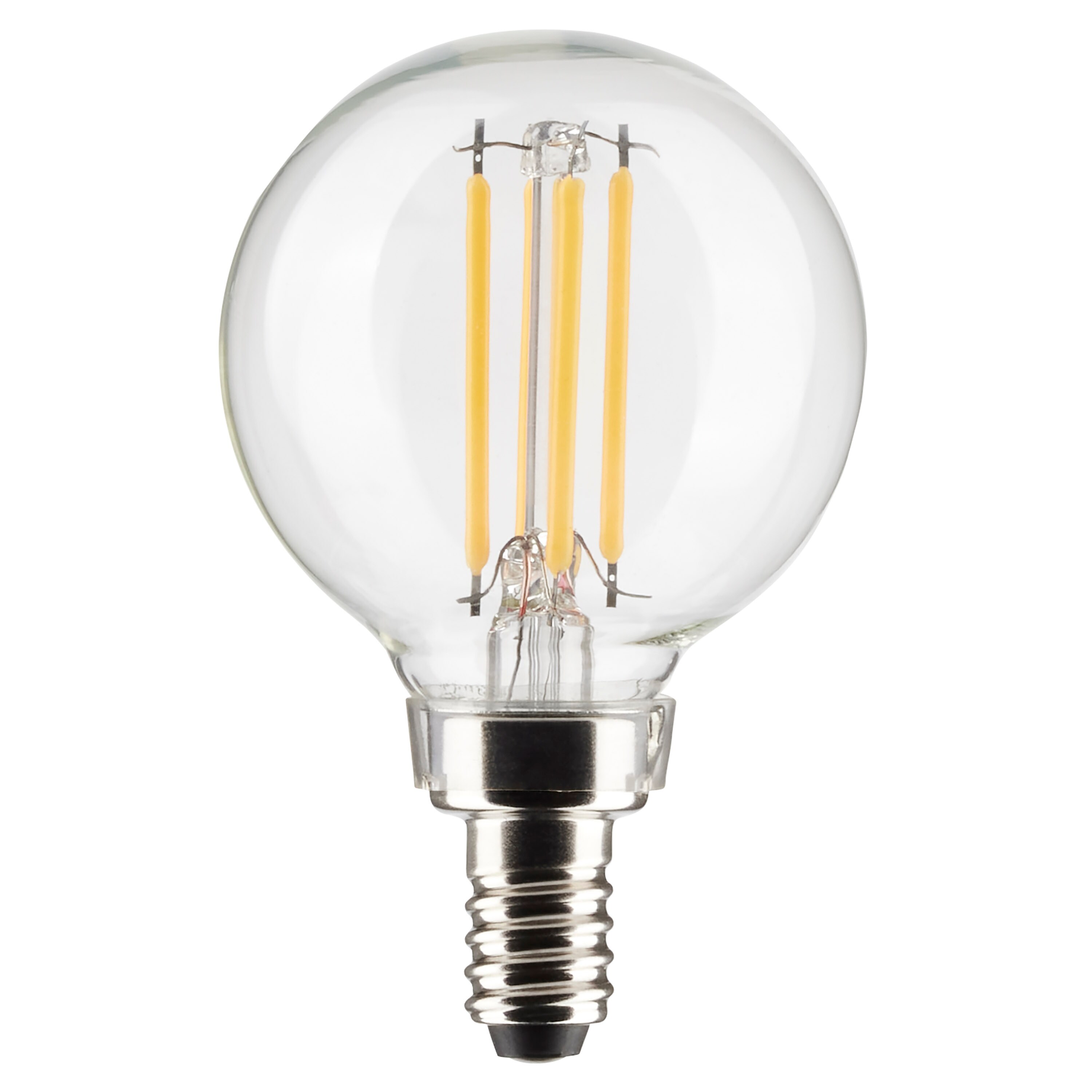 5.5 Watt G16.5 LED - Clear - Candelabra base - 90 CRI - 2700K - 120 Volt - Mycitystee