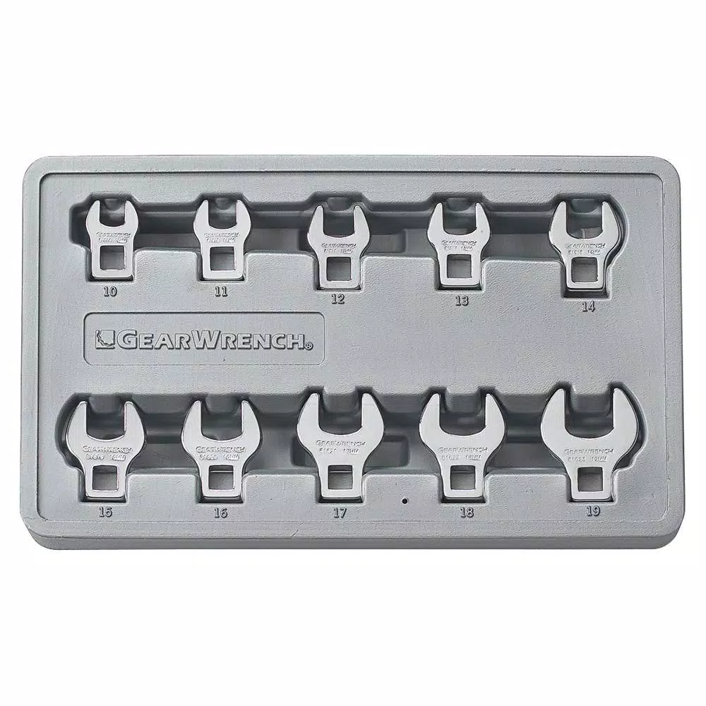 GEARWRENCH Metric Crowfoot Wrench Set (10-Piece) and#8211; XDC Depot - Mycitystee