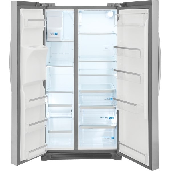 22.3 cu ft Side-by-Side Stainless Refrigerator - Mycitystee