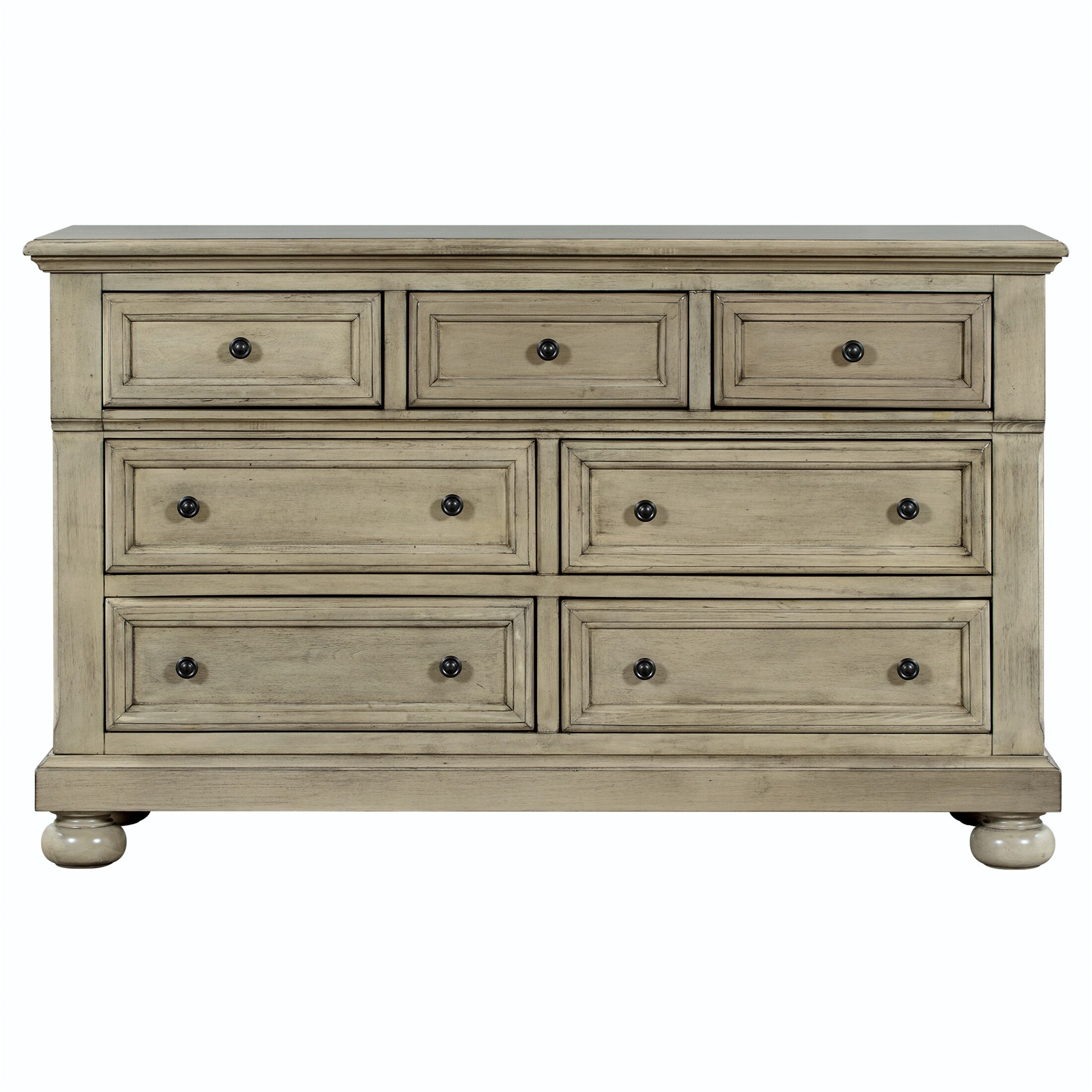 Solid Wood Seven Drawer Dresser for Nursery Kid's Room Bedroom - - 37517357 - Mycitystee