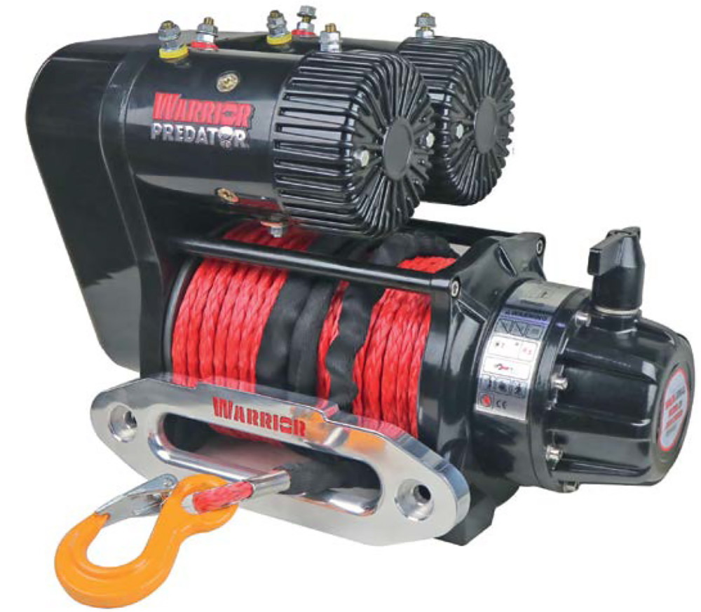 DK2 Predator Performance Winch Dual Motor 10000lb with Synthetic Rope - Mycitystee
