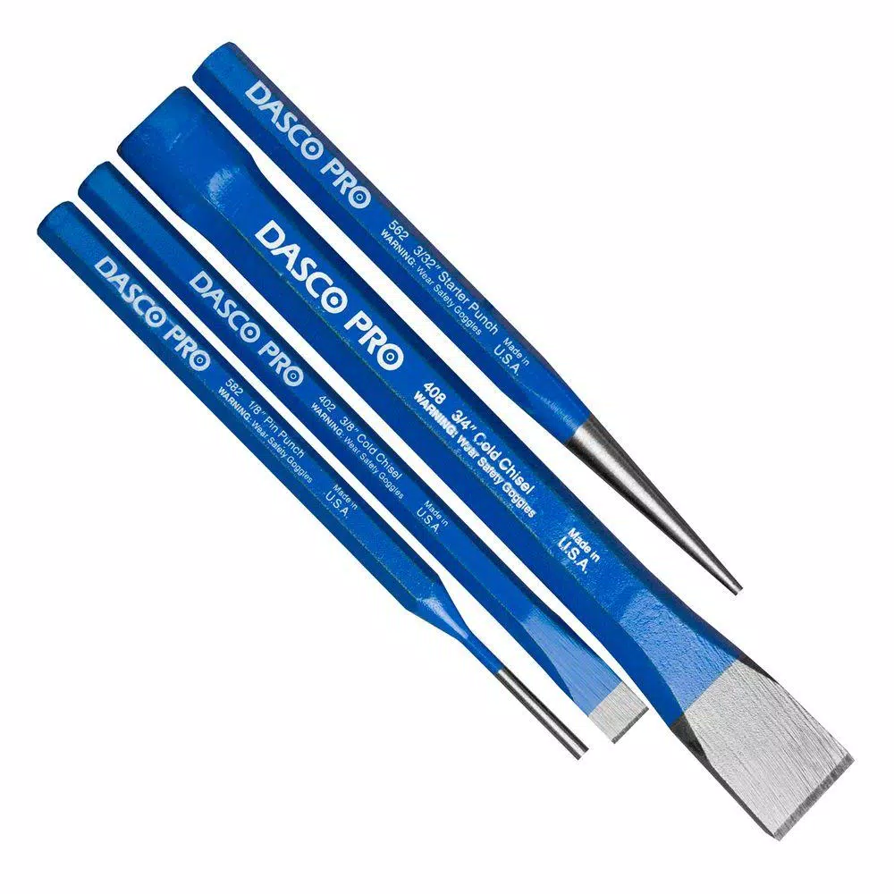 Dasco Pro 4-Piece Punch and Chisel Kit and#8211; XDC Depot - Mycitystee