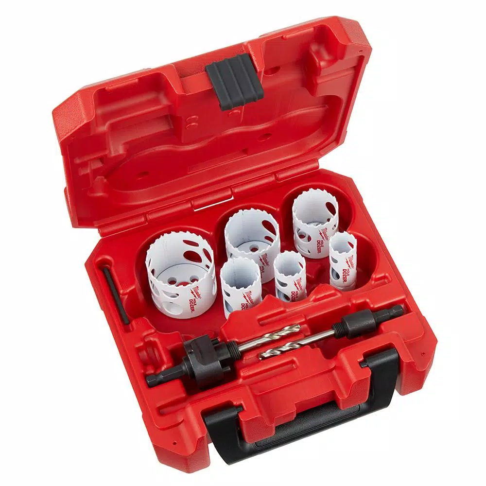 Milwaukee Hole Dozer Locksmithand#8217;s Bi-Metal Hole Saw Set (8-Piece) and#8211; XDC Depot - Mycitystee