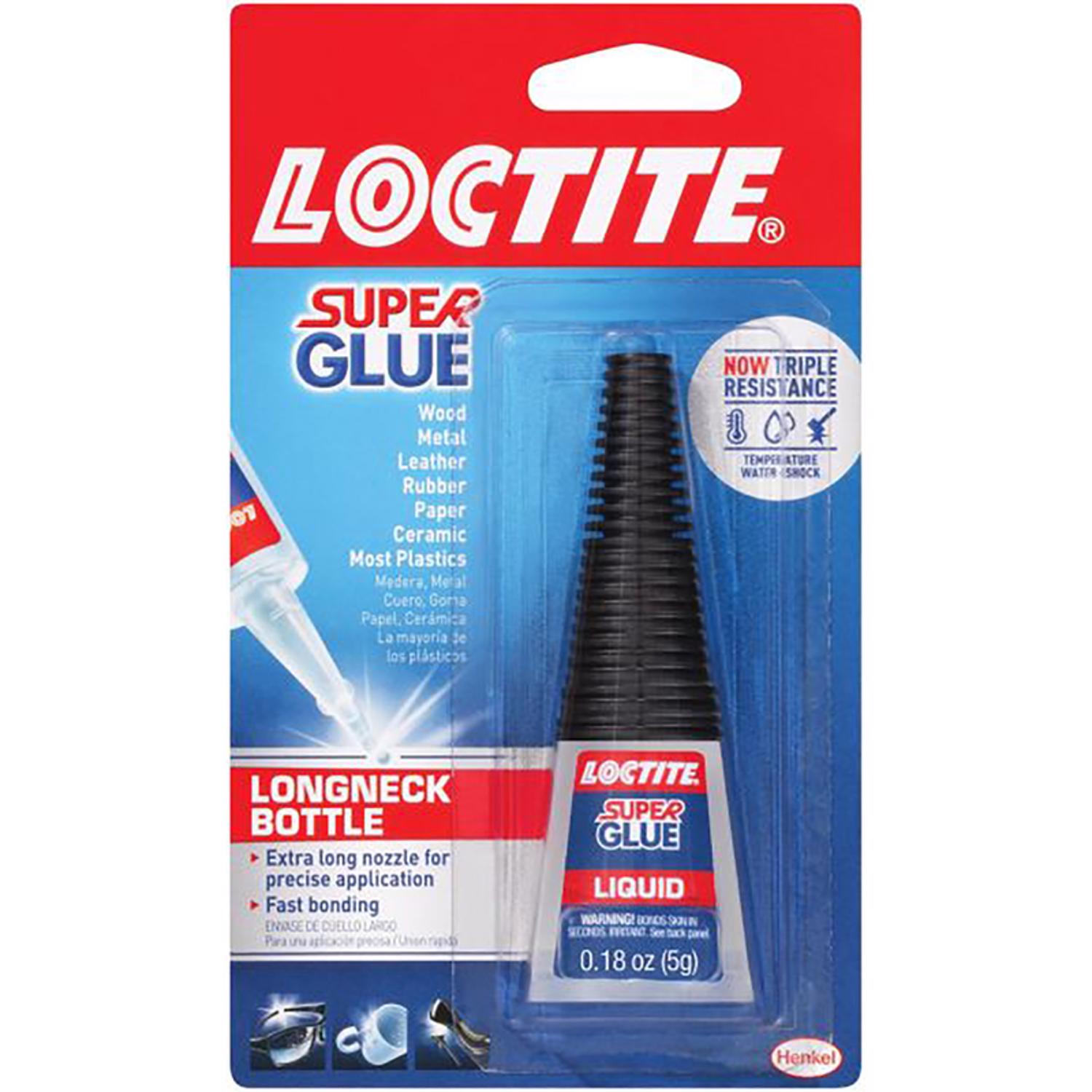 Loctite Longneck Bottle High Strength Ethyl Cyanoacrylate Super Glue 5 gm - Mycitystee