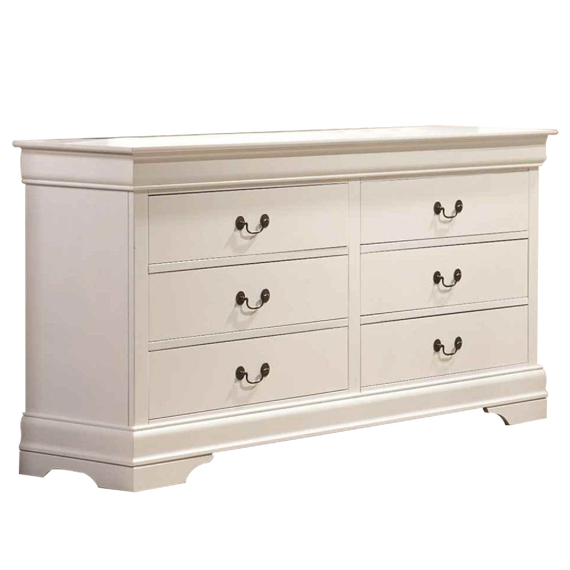 Luscious Traditional Dresser In Wood， White - - 21734053 - Mycitystee