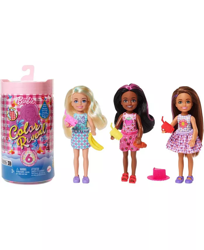 Barbie Color Reveal Chelsea Doll - Gingham Picnic Series-Style May Vary - Mycitystee