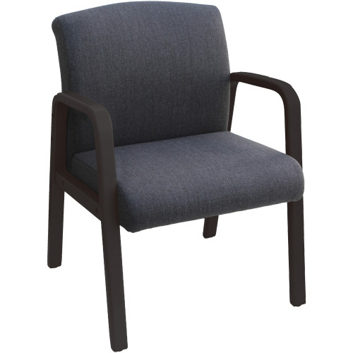 Lorell Gray Flannel Fabric Guest Chair (68559) - Mycitystee