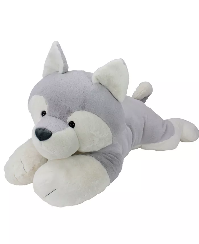 Animal Adventure Sqoosh2Poof Jumbo Husky Compression Plush - Mycitystee