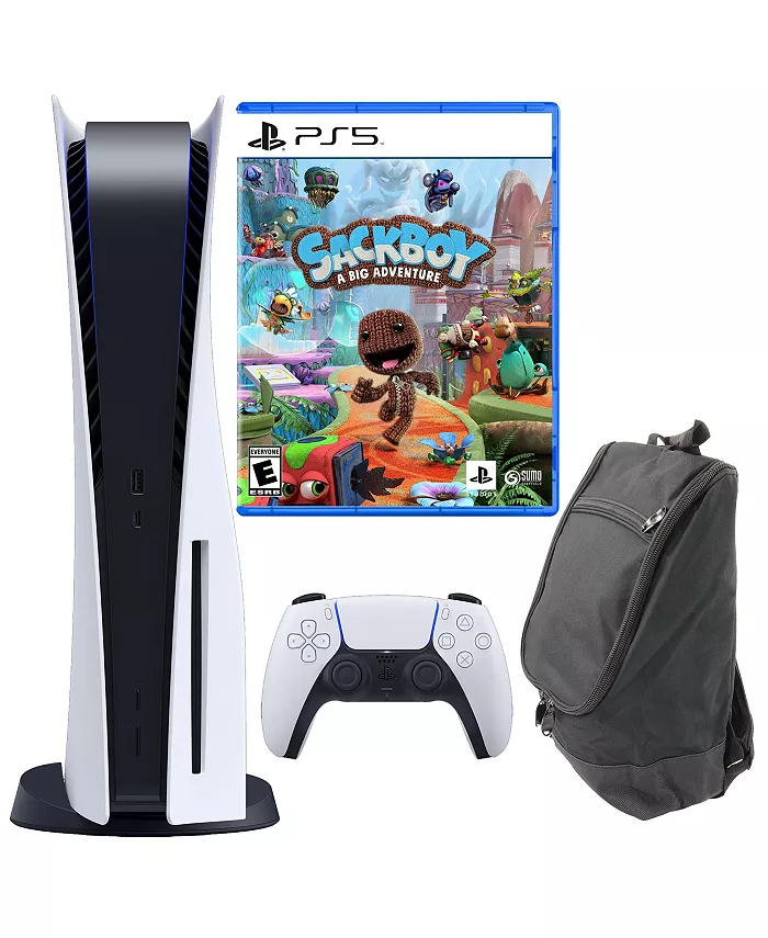 Playstation 5 Console with Sackboy Game and Carry Bag (PS5 Disc Version) - Mycitystee