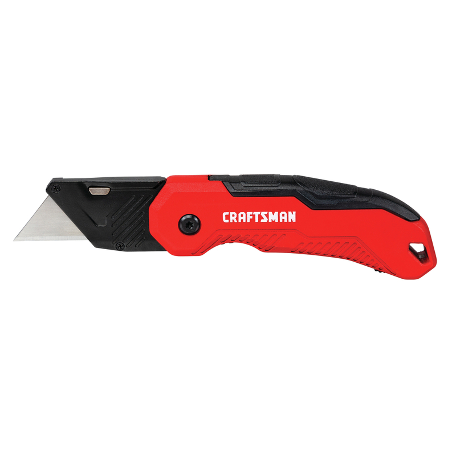 Craftsman 7 in. Folding Fixed Utility Knife Black/Red 1 pk - Mycitystee