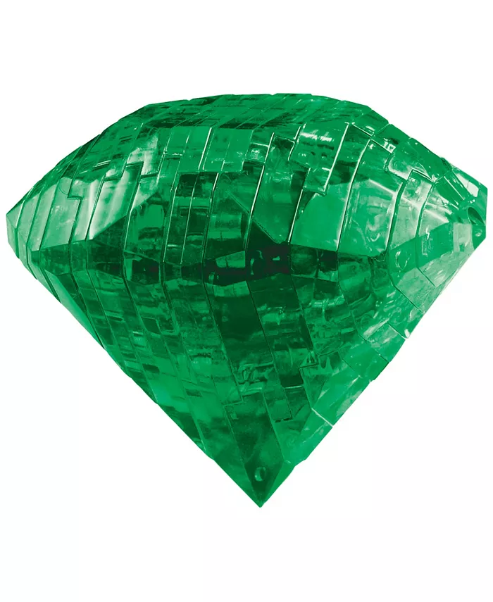 Areyougame 3D Crystal Puzzle - Emerald - 43 Piece - Mycitystee