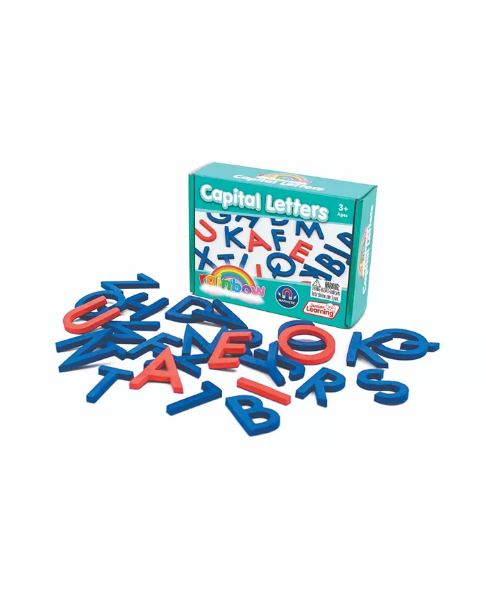 Redbox Junior Learning Rainbow Capital Letters - Magnetic Activities Learning Set - Mycitystee
