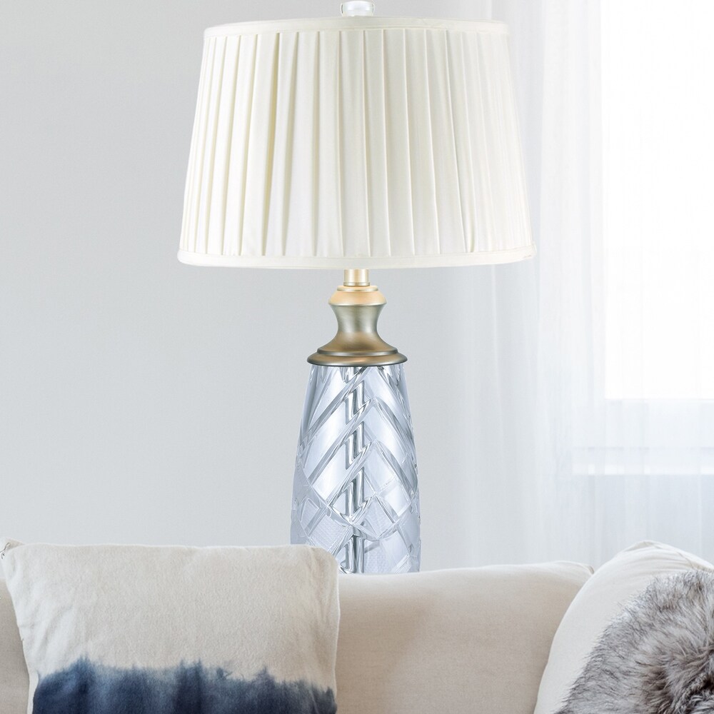 Lake Butler 24 percent Lead Crystal Table Lamp - Mycitystee