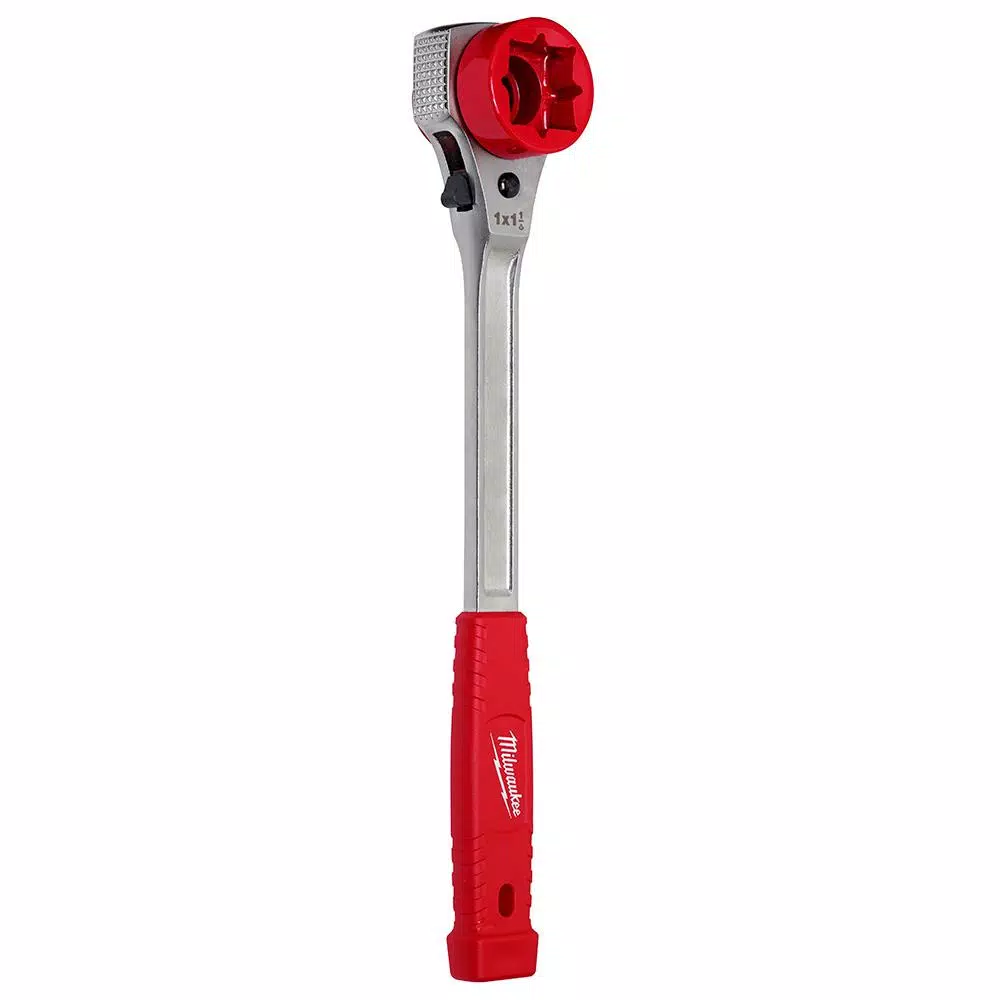 Milwaukee Linemanand#8217;s High Leverage Ratcheting Wrench with Milled Strike Face and#8211; XDC Depot - Mycitystee
