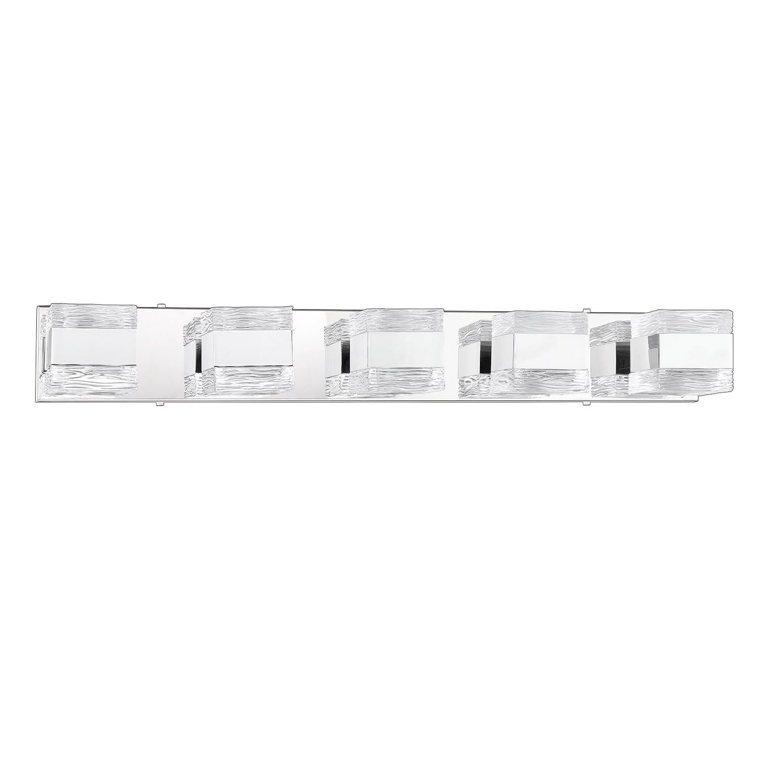 Cubix 5-Light Chrome Vanity Light - Mycitystee