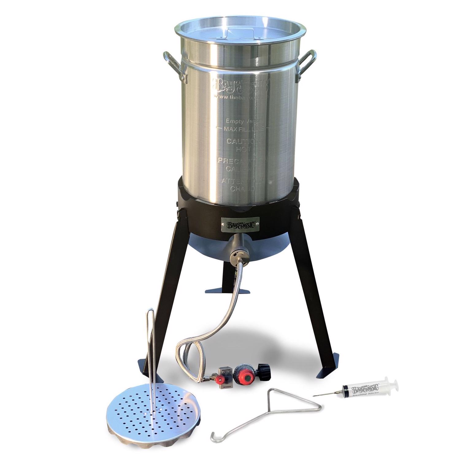 Bayou Classic Aluminum Turkey Fryer Kit 30 qt 1 pk - Mycitystee