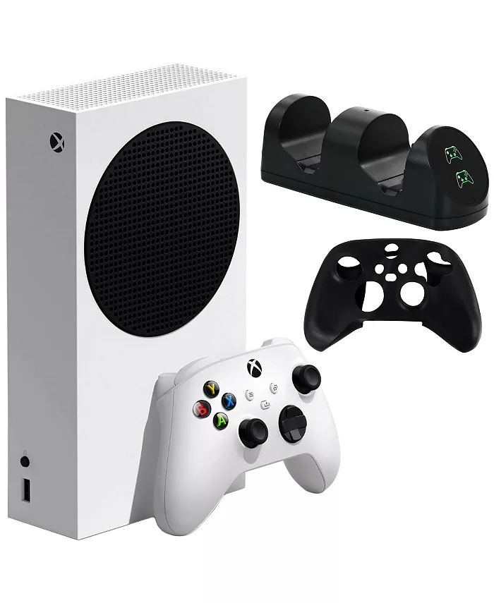 Xbox Series S 512 GB Digital Console w  Dual Charger Silicone Sleeve - Mycitystee