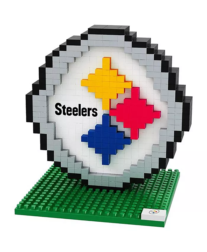 Forever Collectibles NFL 3D BRXLZ Logo Building Blocks Pittsburgh Steelers Officially Licensed - Mycitystee