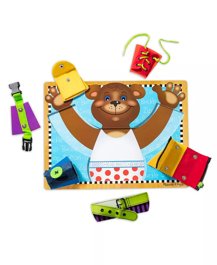 Melissa and Doug Melissa Doug Basic Skills Puzzle Board - Wooden Educational Toy - Mycitystee